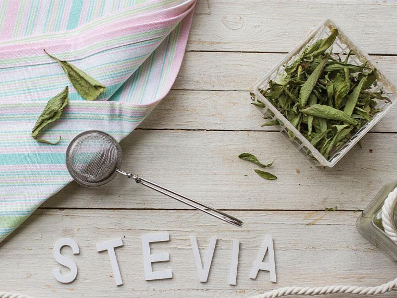 Süße Quelle für Proteinriegel: Stevia