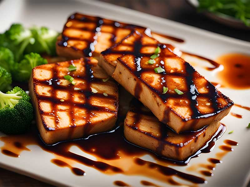 Lysin sind Aminosäuren, die u. a. in Tofu vorkommen.