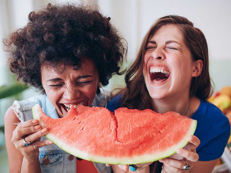 Wassermelonen haben laut Ayurveda eine kühlende Wirkung.