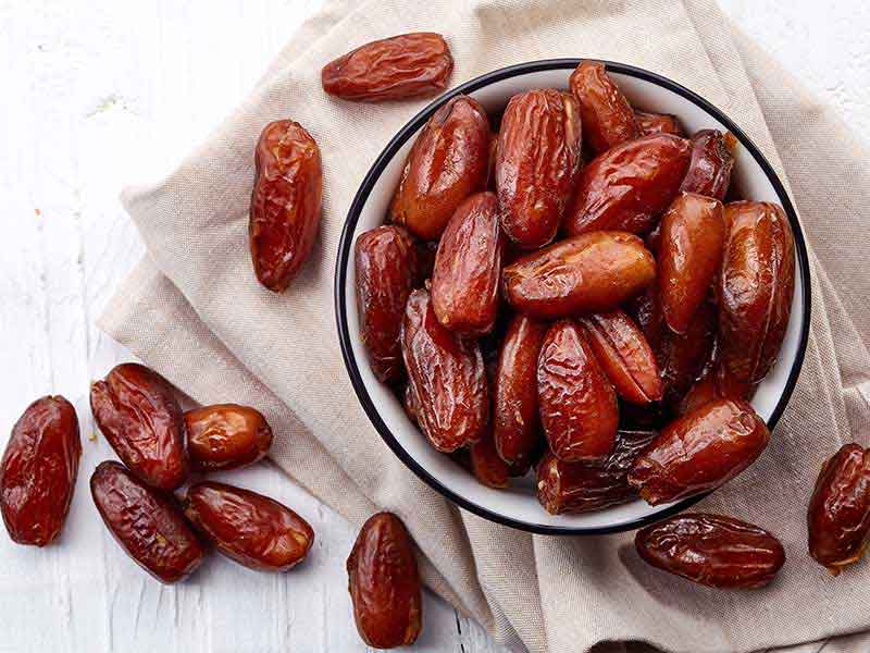 Süße Quelle für Proteinriegel: Datteln