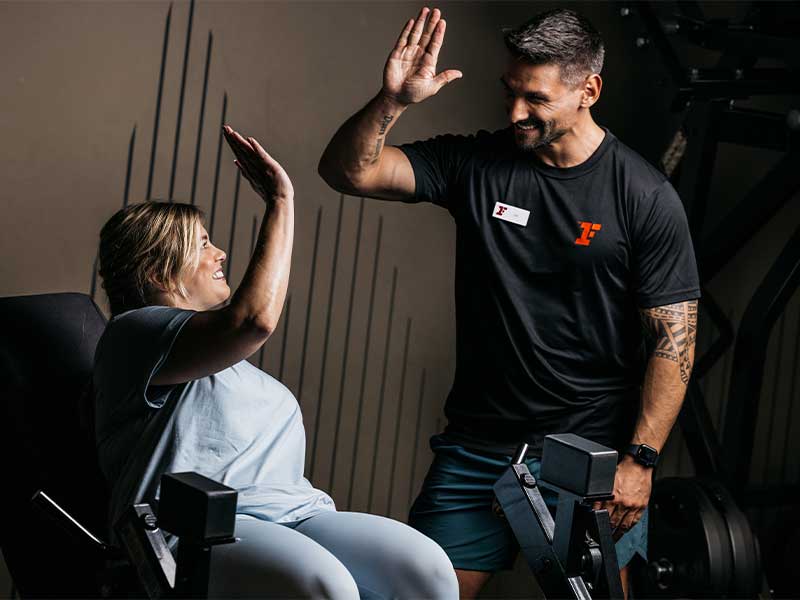 (Personal) Trainer:innen erstellen dir  einen individuellen Trainingsplan genau auf die passenden Intensität.