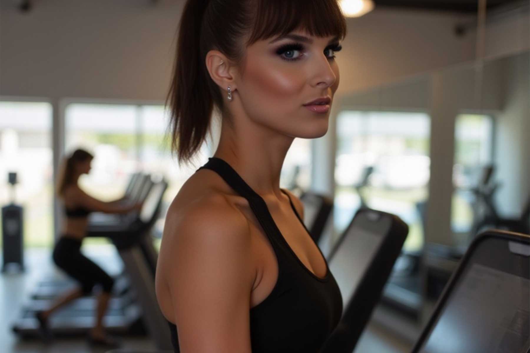 Rebecca beim Training